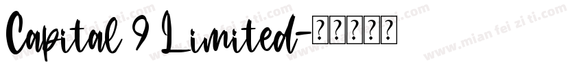 Capital 9 Limited字体转换